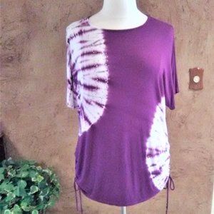 French  B L U E Top  SIZE 2X